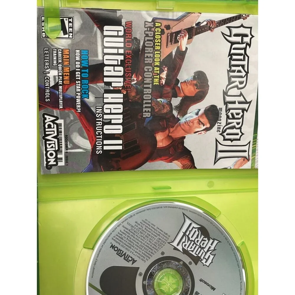 Guitar Hero II ~ Microsoft XBOX 360 Game ~ Complete W/ Manual ~ Rated T
